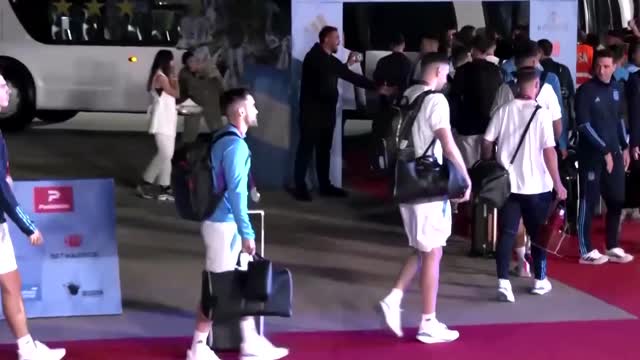 World Cup winners land in Buenos Aires