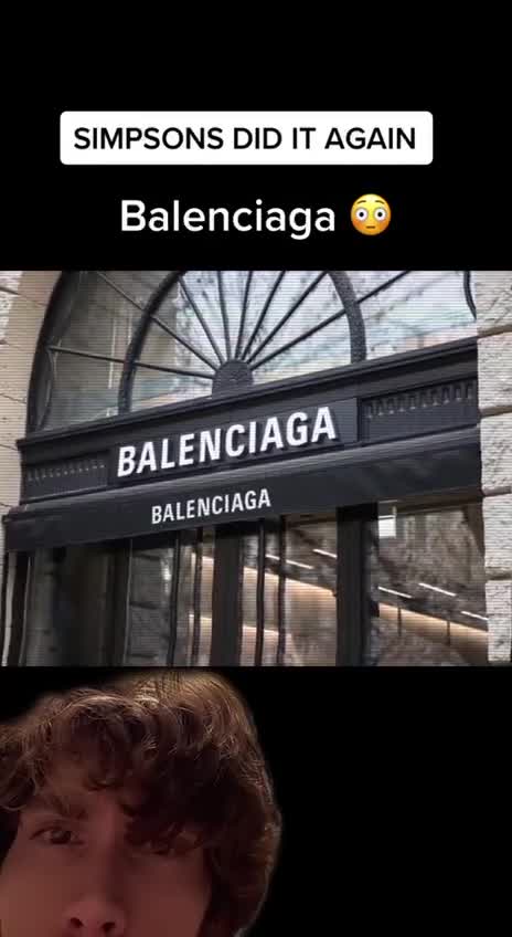 Simpsons did it again. Balanciaga