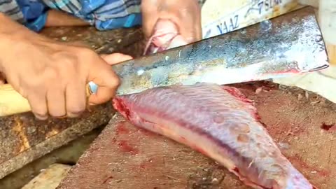 Amazing Pangus Fish Cutting Skills in Bangladesh