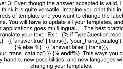 how to display a boolean values in twig