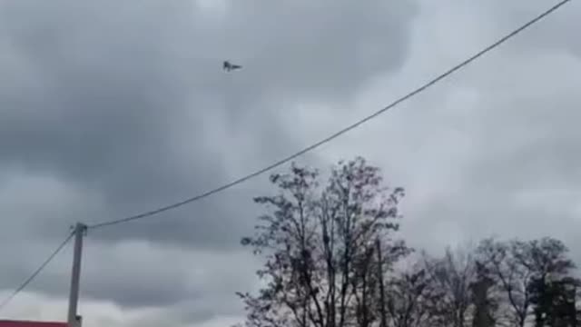 mig29 and su25 attack sound on the ukraine sky