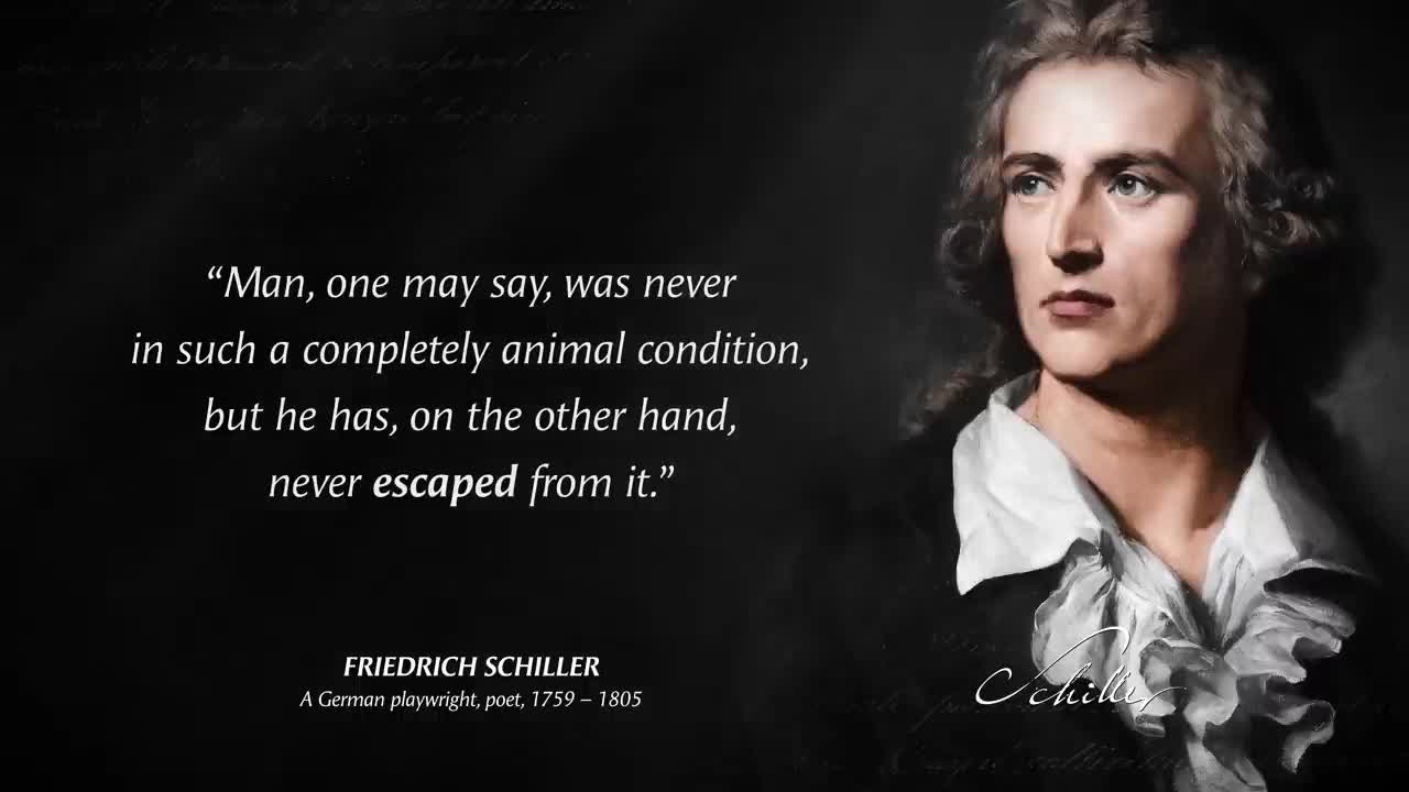 Friedrich Schiller's Quotes which are better to be known when young to not Regret in Old Age