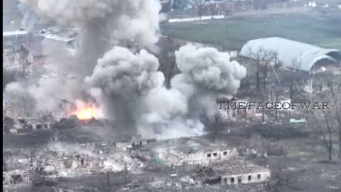 The work of TOS-1A "Solntepek" in the Svatovsk direction.