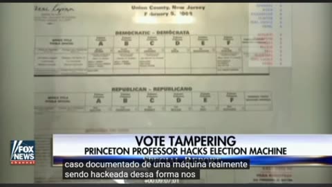 Professor demonstra como hackear uma máquina de votação,Professor de Princeton insiste que os americanos devem votar usando cédulas de papel.