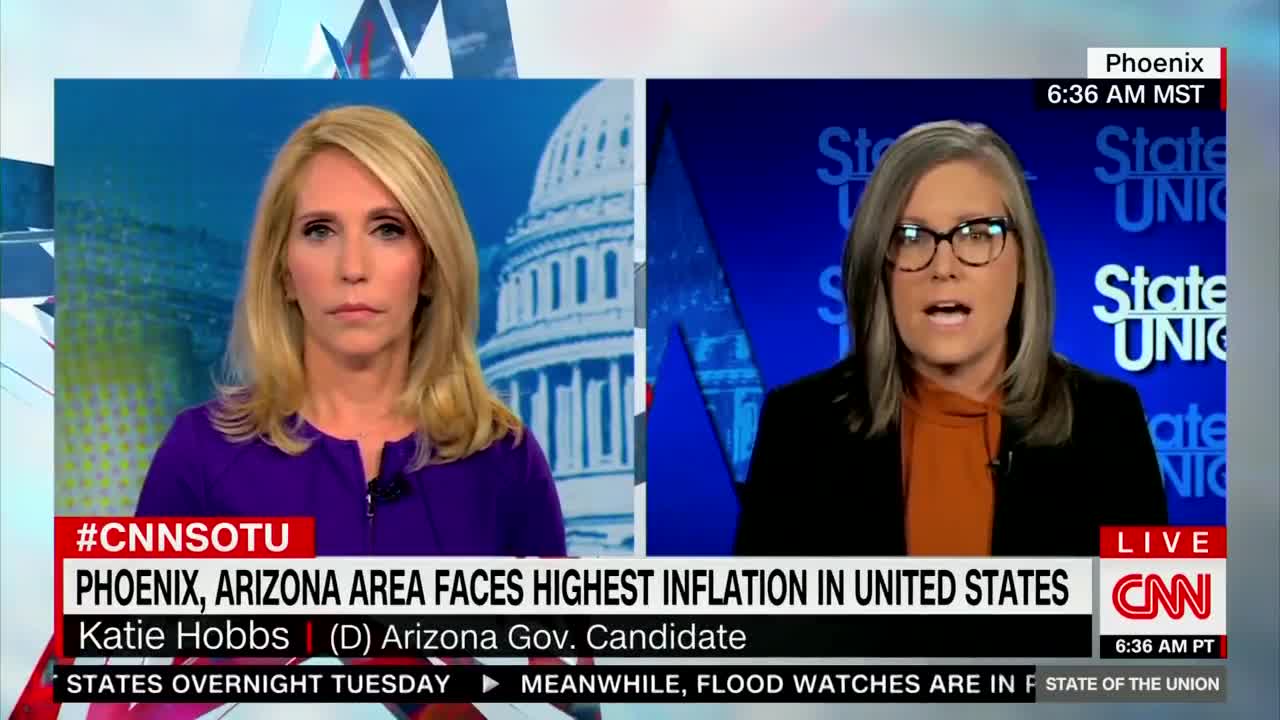 Dem Katie Hobbs Dodges On Skyrocketing Bidenflation, Accidentally Admits It's A Problem In Arizona