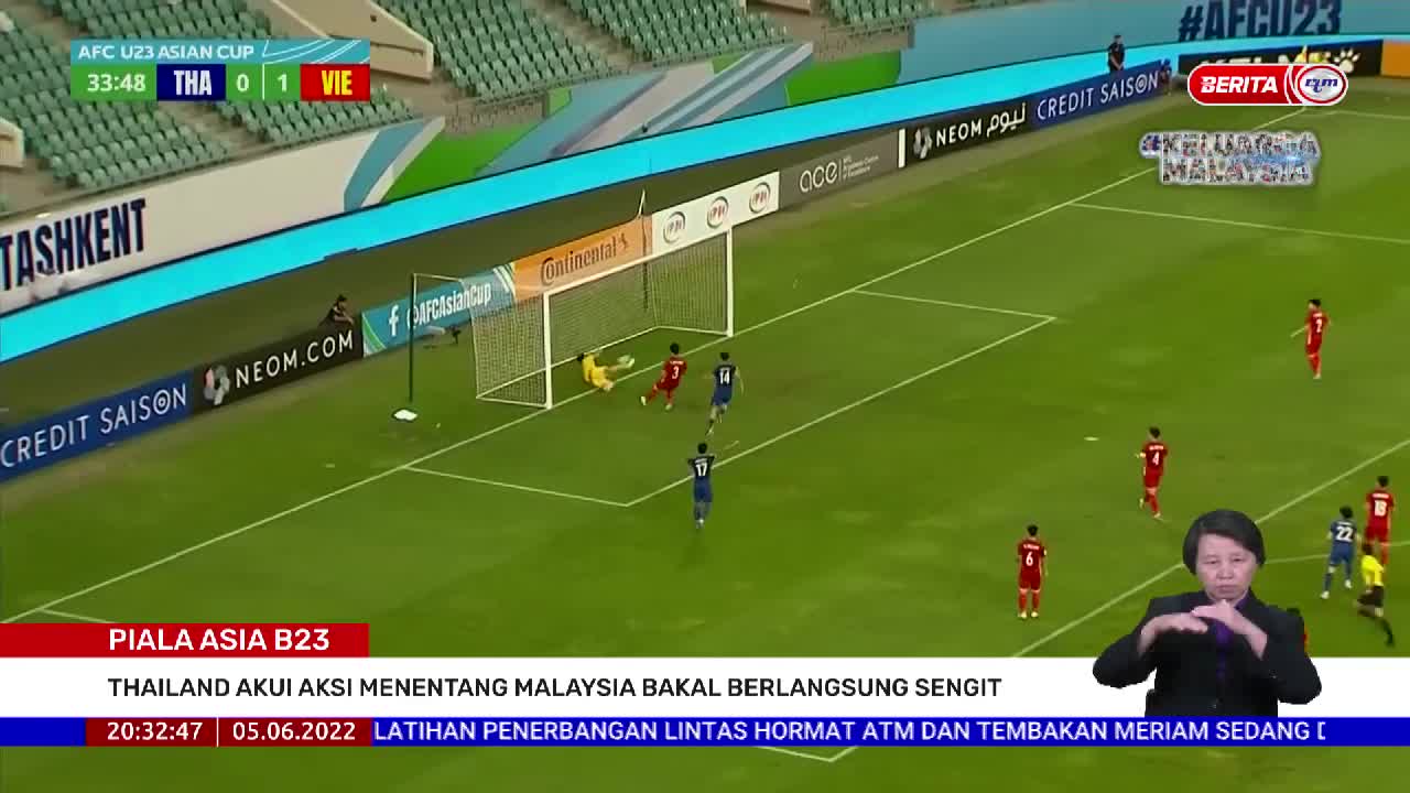 BERITA PERDANA – THAILAND AKUI AKSI MENENTANG MALAYSIA BAKAL BERLANGSUNG SENGIT