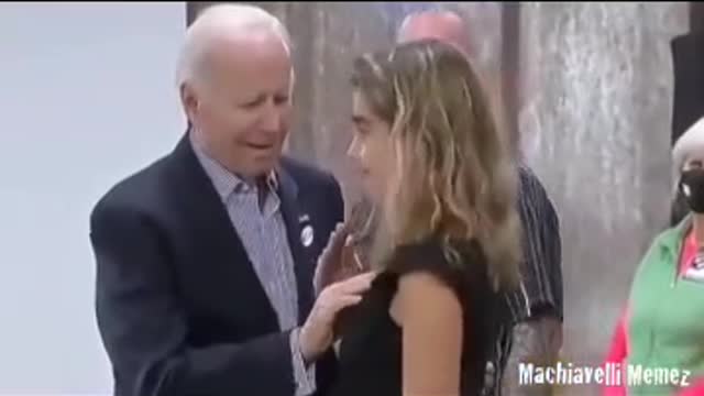 Biden Molesting another child