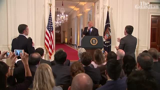 'You are a rude, terrible person' Trump attacks CNN reporter