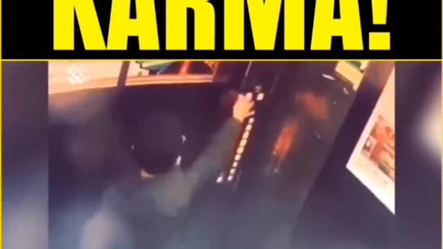 Instant Karma Elevator Pissing