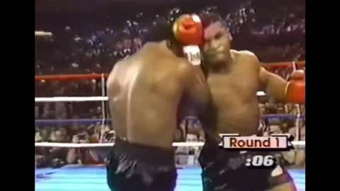 Mike Tyson wins his first world title, Nov. 22, 1986 - Imagine this guy last night