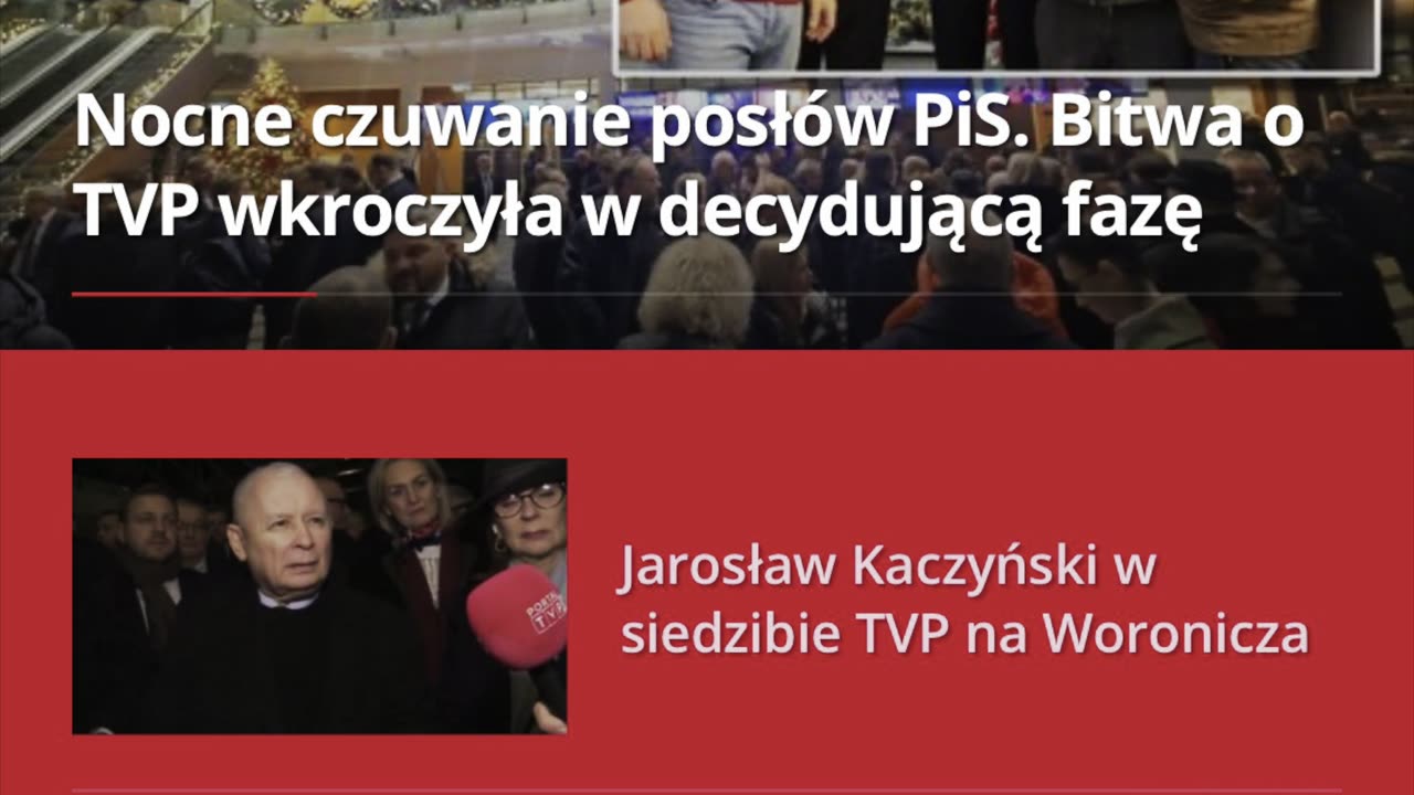 Tusk lamie prawo, skończy się aresztowaniami, doszło do próby siłowego przejęcia PAP