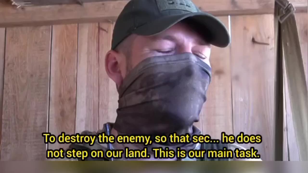 Russian soldier with the callsign "Director" explains why he is fighting in Ukraine: