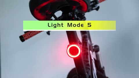 Bicycle Smart Auto Brake Sensing Light IPx6 Waterproof LED Charging Cycling Taillight