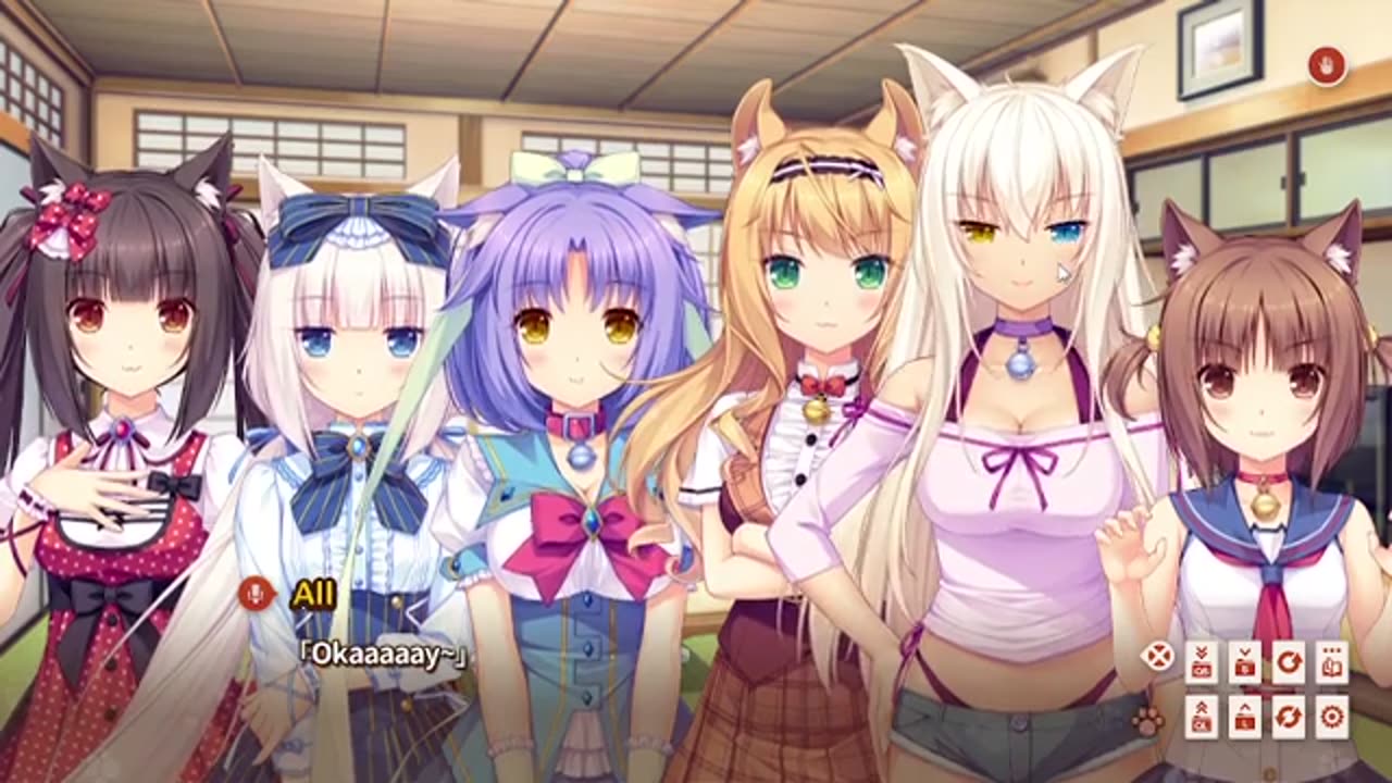 Our girls and Tv Time and Bath Time YES!!_Nekopara Vol 0 #3