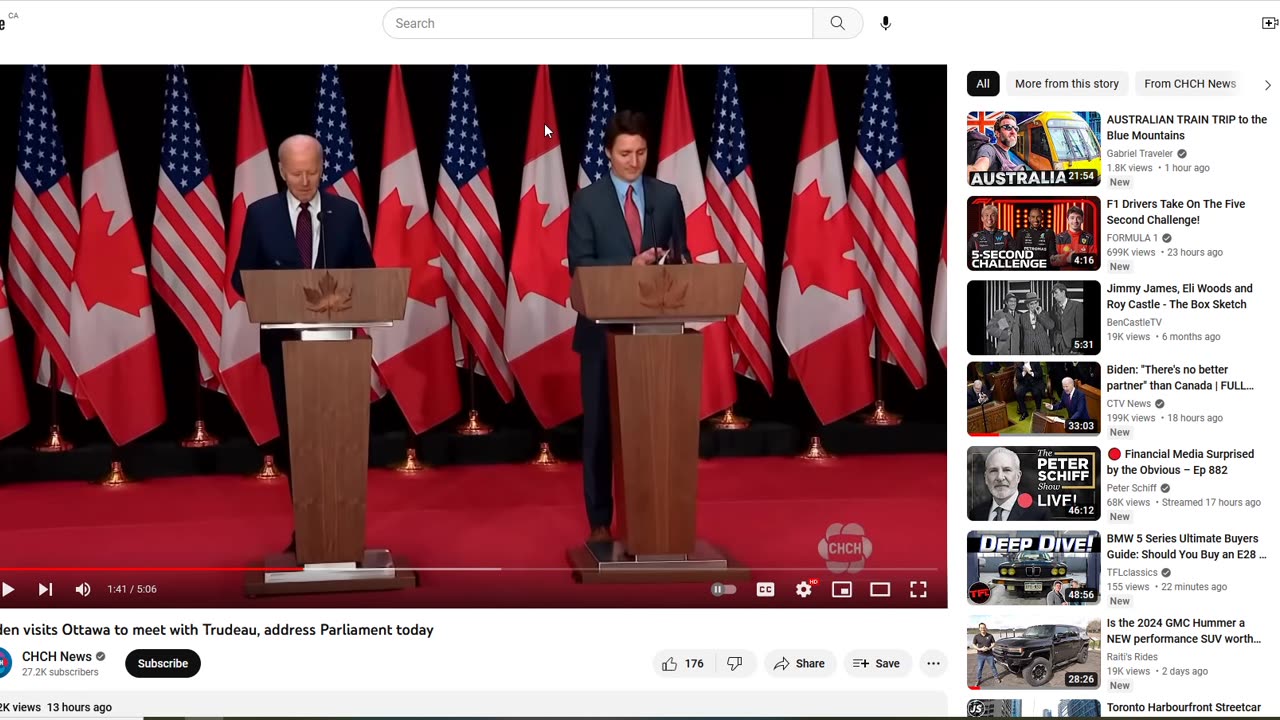 The old man from USA is visiting Castro Jr