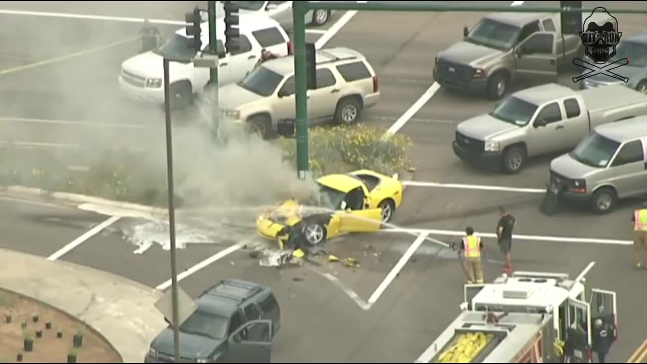 Police Chase Corvette