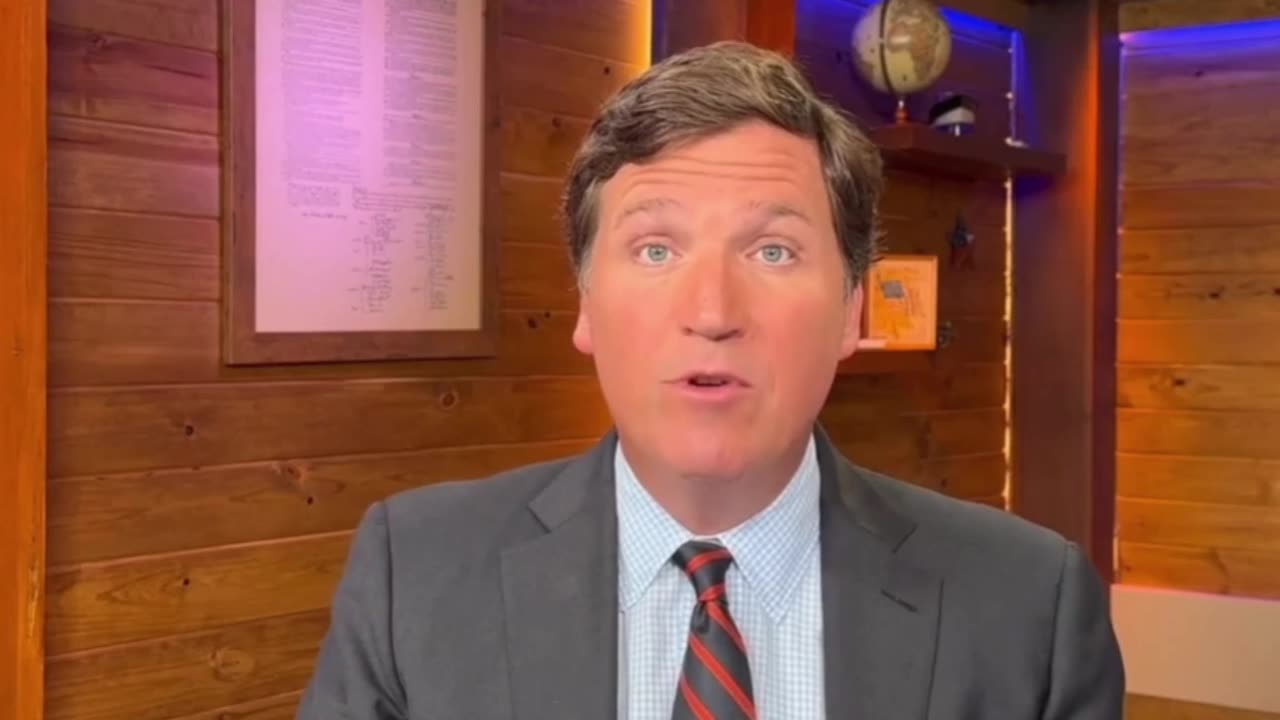 Tucker' First Message Since Leaving MSM