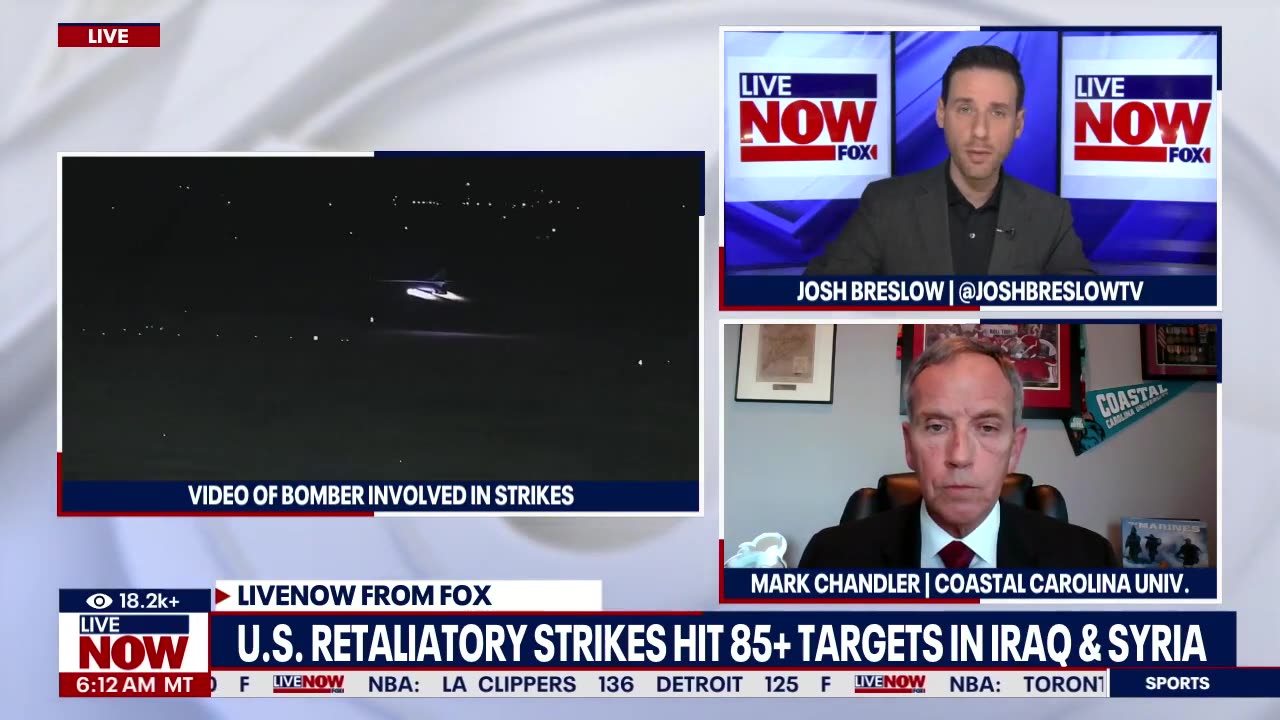 "Operation Desert Guardian: B-1 Bomber Strikes Hit Iraq and Syria - Live Coverage on FOX"