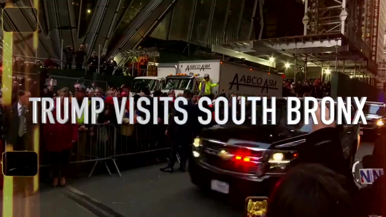 TRUMP VISITS SOUTH BRONX