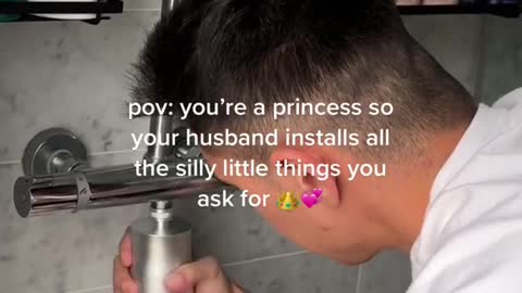pov: you're a princess so your husband installs all the silly little things you ask for