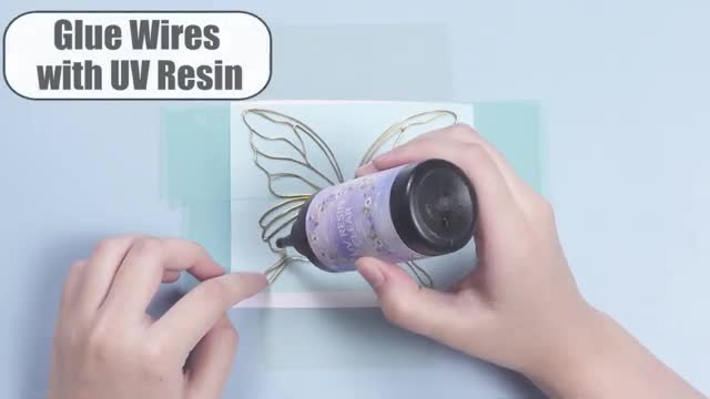 🦋How to Make BUTTERFLY Hair Clip Jewelry from UV Resin and Wire! -no mold