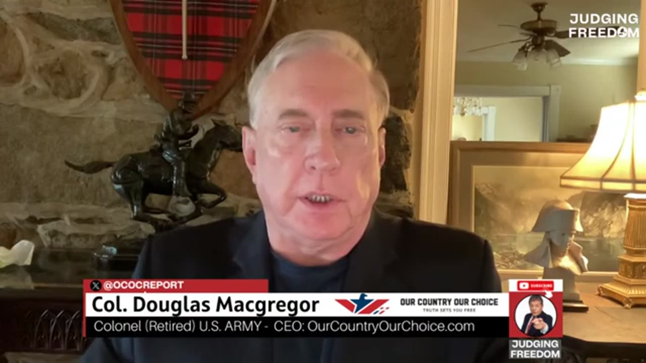 Judging Freedom - Col. Douglas Macgregor: How ill-equipped is the US for two wars?