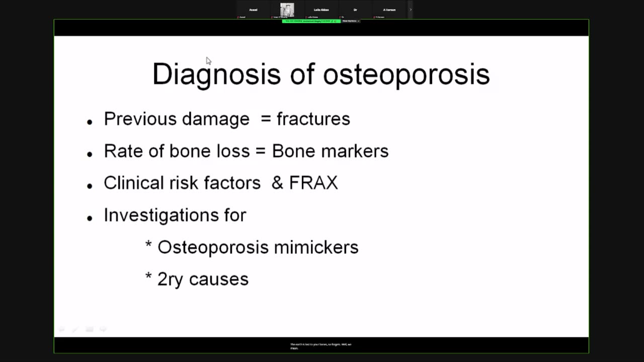 Osteoporosis Part I