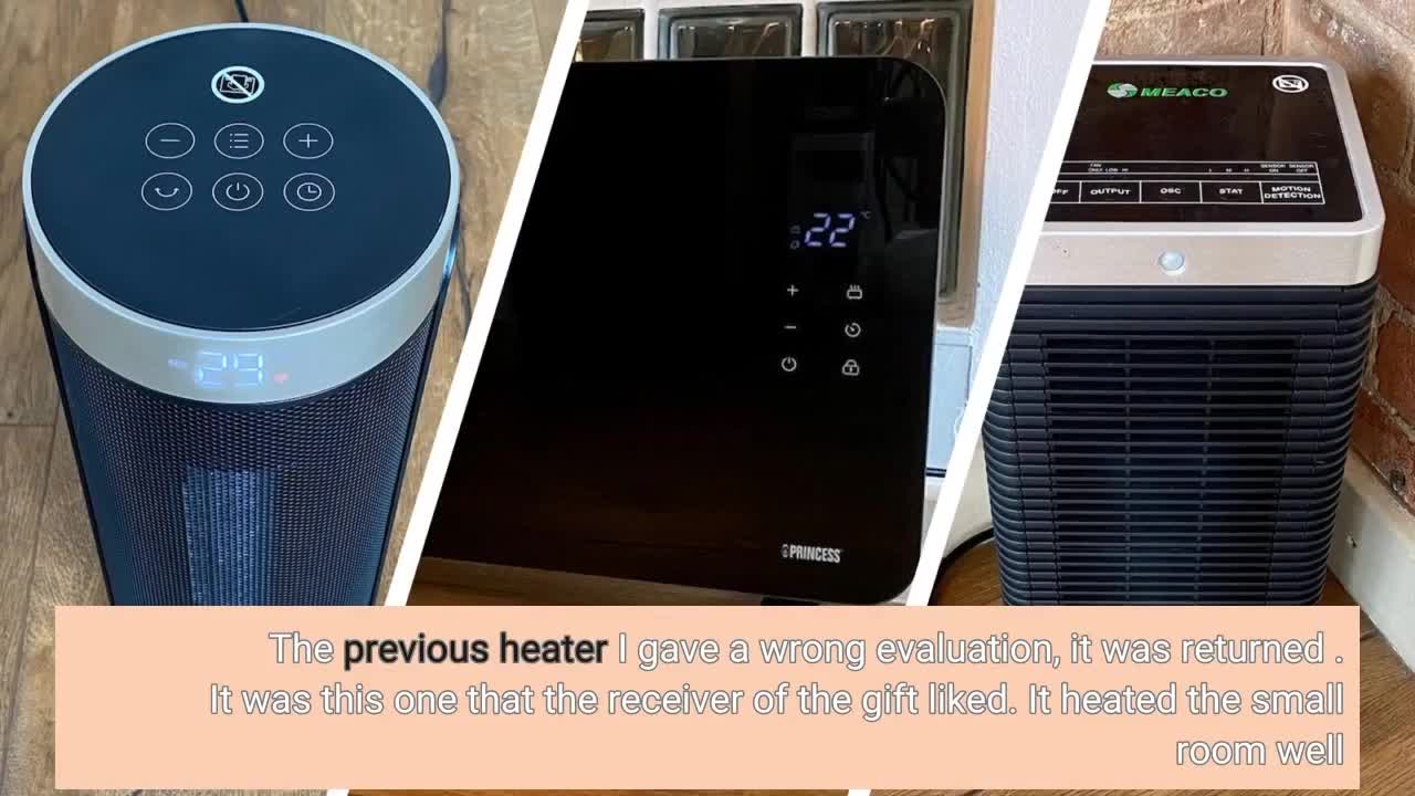 Space #heater 1500W Oscillating Portable #heater with-Overview