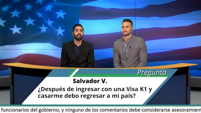 Después de ingresar con una Visa K1 y casarme debo regresar a mi país?
