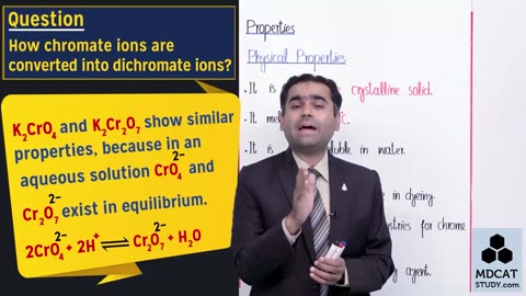 LEC#12 CHROMATES AND DICHROMATES