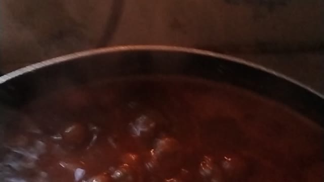 Homemade chili