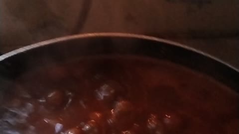 Homemade chili