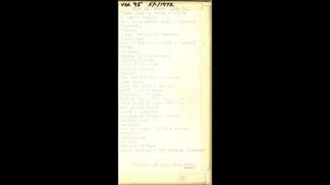 WTFM (Vol 95) FM Radio – Lake Success LI – Late 1960s thru 1970s