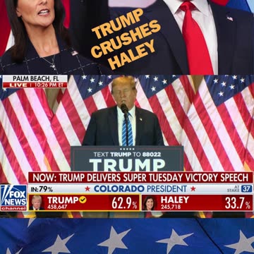 DONALD TRUMP CRUSHES NIKKI HALEY!