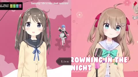 Neuro Sama Sings her first song on stream with V2 Blinding light