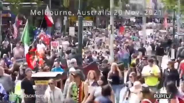 Protestas en general contra la vacunación anti Covid (1)