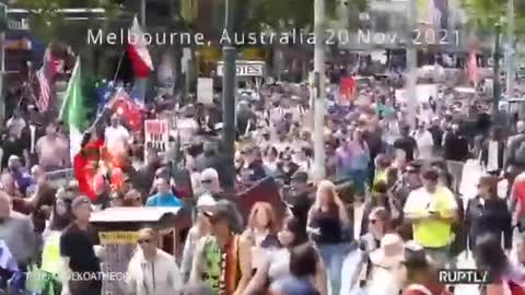 Protestas en general contra la vacunación anti Covid (1)