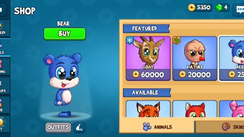 Buying bear in fun run 3
