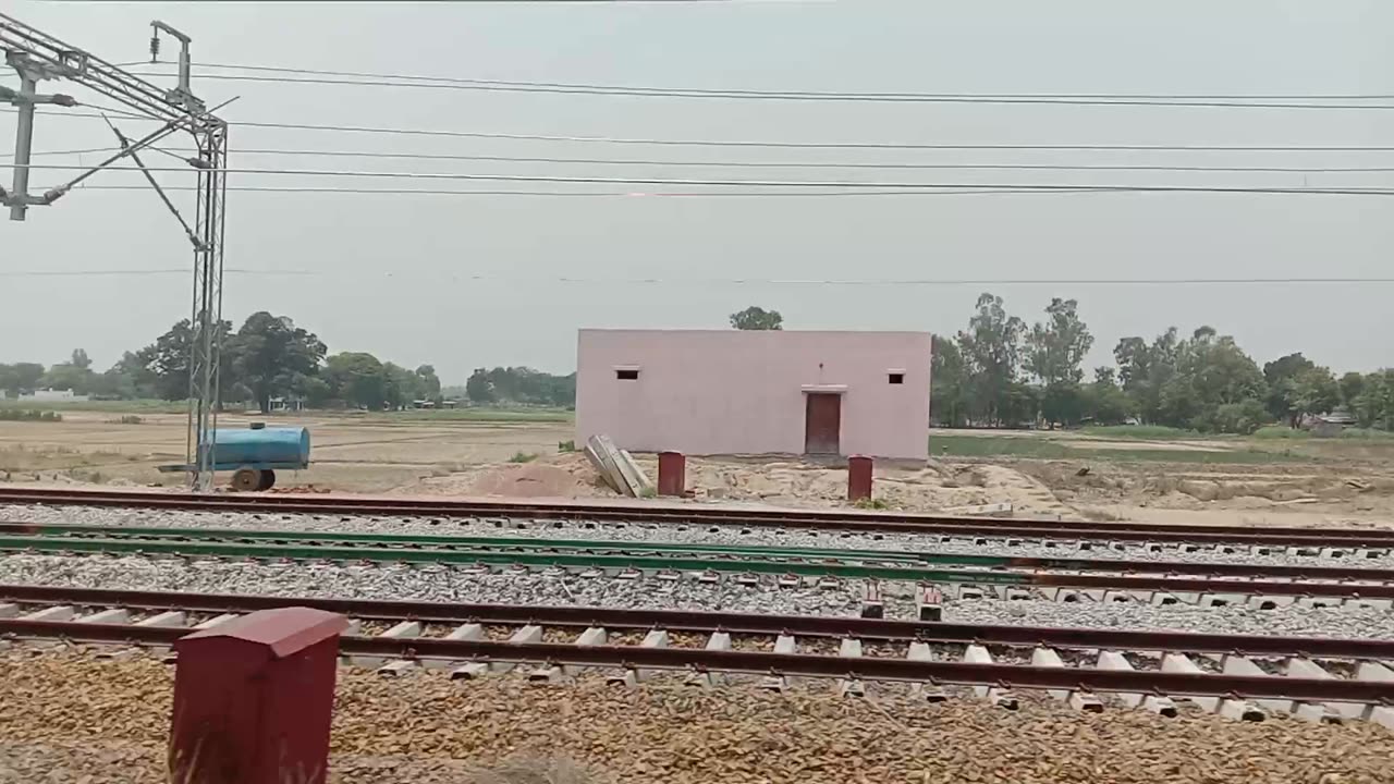 Indian Railways Freight Corridor Scene
