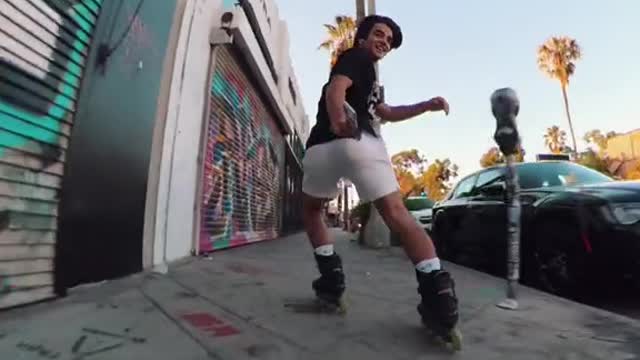 My favourite song 😊 #la #insta360 #skate #rollerskating