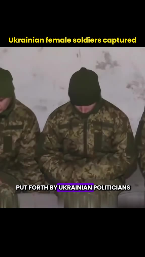 UKRAINE - EVIL muthafukkas.....sending women to war,