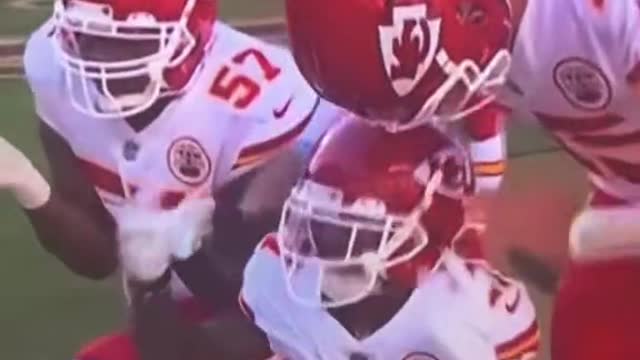 Kansas City chiefs touchdown celebration