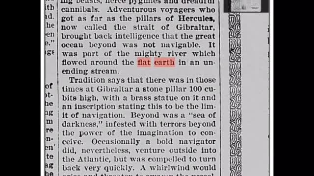 1800 - 1900's NEWSPAPERS FLAT EARTH ARTICLES