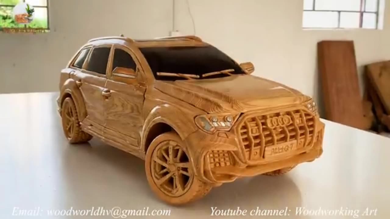 Amazing wood car