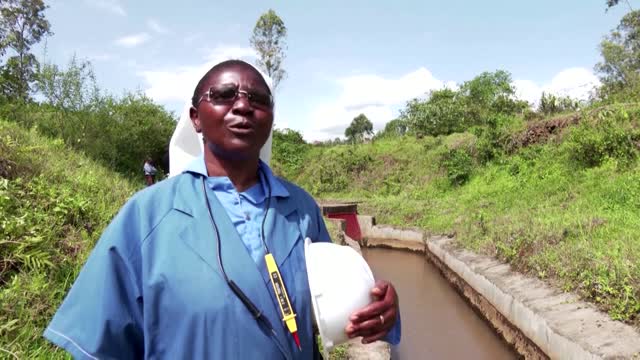 Congo nun beats blackouts with homemade power plant