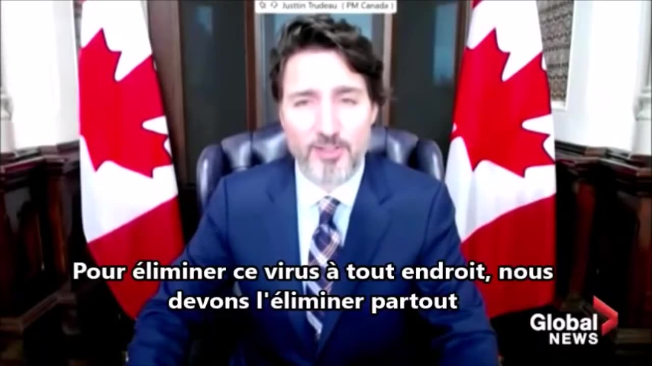 Français-English JUSTIN TRUDEAU Oct. 2020 GREAT RESET