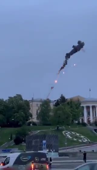 Failed Russian Drone Attack on Kiev