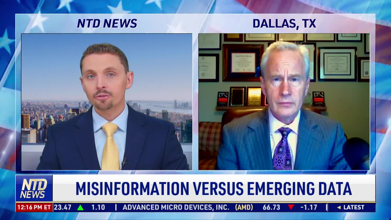 Dr. Peter McCullough on NTD Nightly News: California Doctor Muzzle Law
