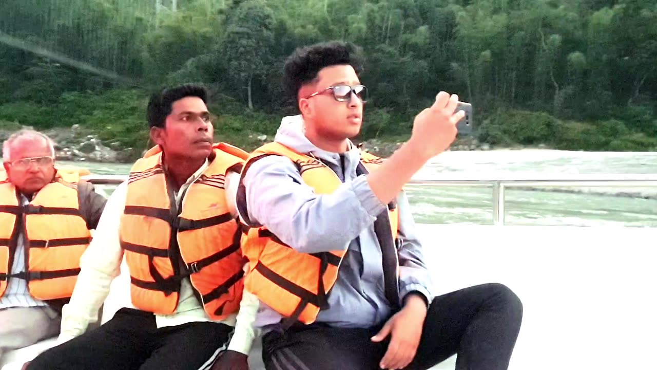 Two river meet point