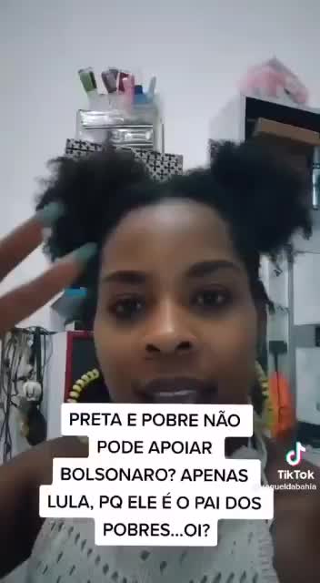 Preta e Pobre não pode apoiar Bolsonaro
